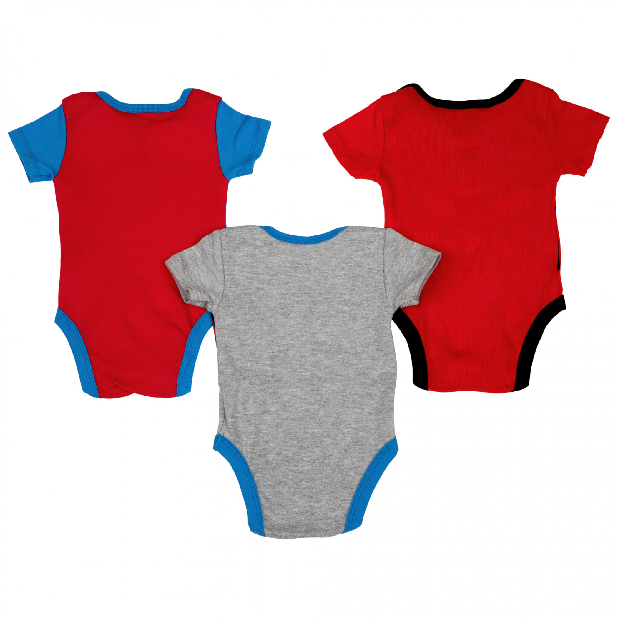 Spider-Man Costume Styled Infant Bodysuit 3-Pack